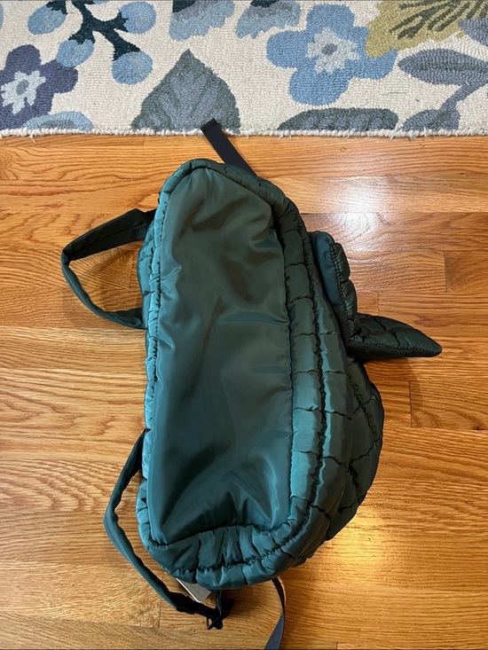 Free People Quilted Teal Green Hiker Backpack NWT main image 5